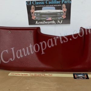 OEM 1974 1975 1976 Cadillac Deville Fleetwood Calais 1974 1975 1976 1977 1978 Eldorado LEFT DASH LOWER UNDER STEERING COLUMN BEZEL TRIM RED #3516124